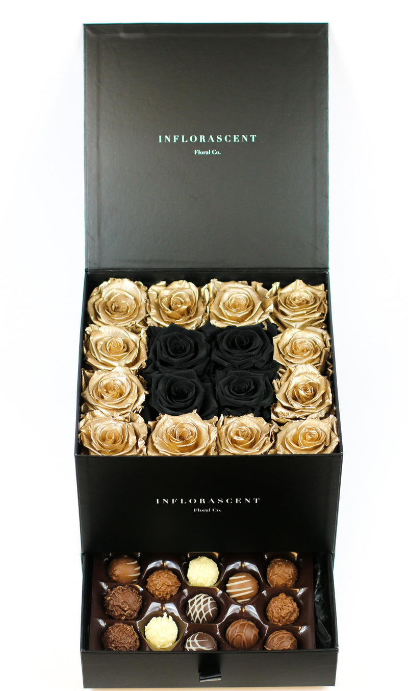 THE SQUARE OF INFINITY - GOLD & BLACK