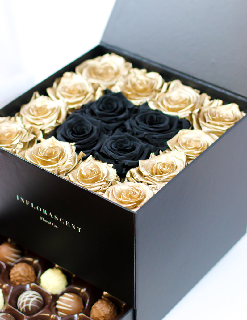 THE SQUARE OF INFINITY - GOLD & BLACK