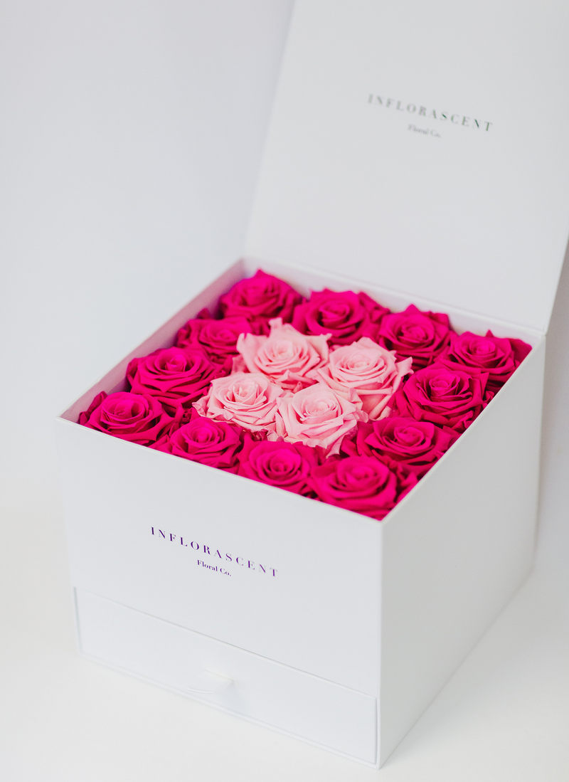 THE SQUARE OF INFINITY - 2 SHADES OF PINK