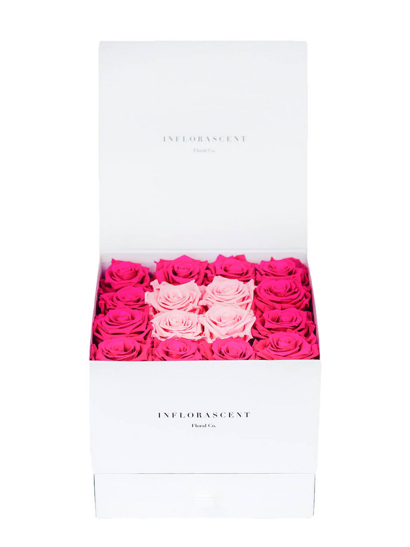 THE SQUARE OF INFINITY - 2 SHADES OF PINK